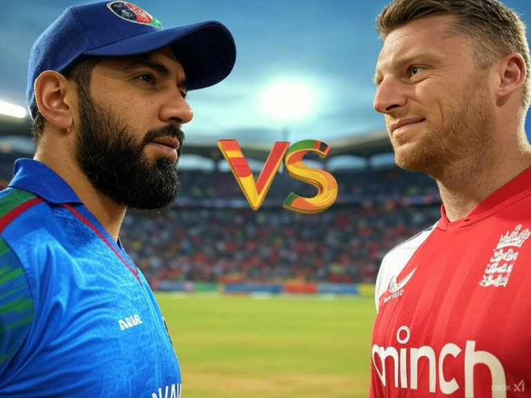 Afghanistan vs. England: Champions Trophy Survival Clash